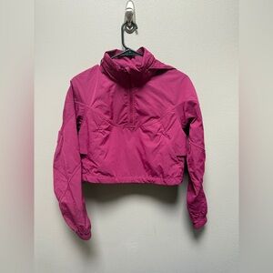 Lululemon Evergreen cropped scuba rain jacket